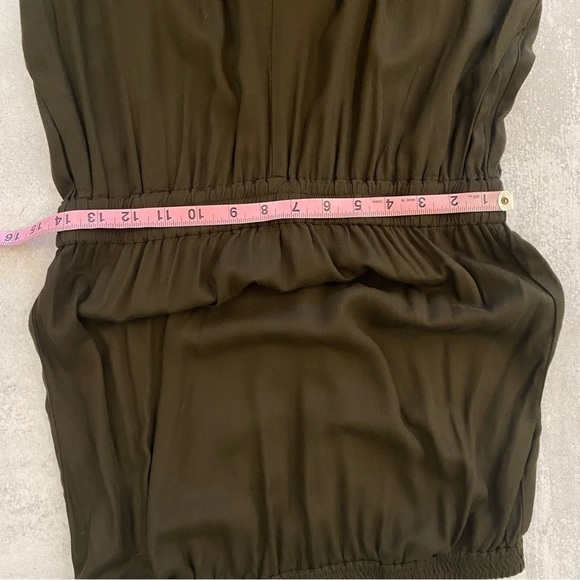 Aritzia || Sunday Best Tabata Jumper Jumpsuit Strapless in Tuscan Olive Small - Picture 11 of 11